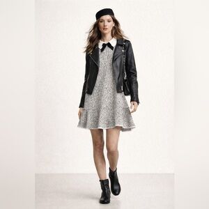 BNWT Zara Tweed Peter Pan Collar Dress